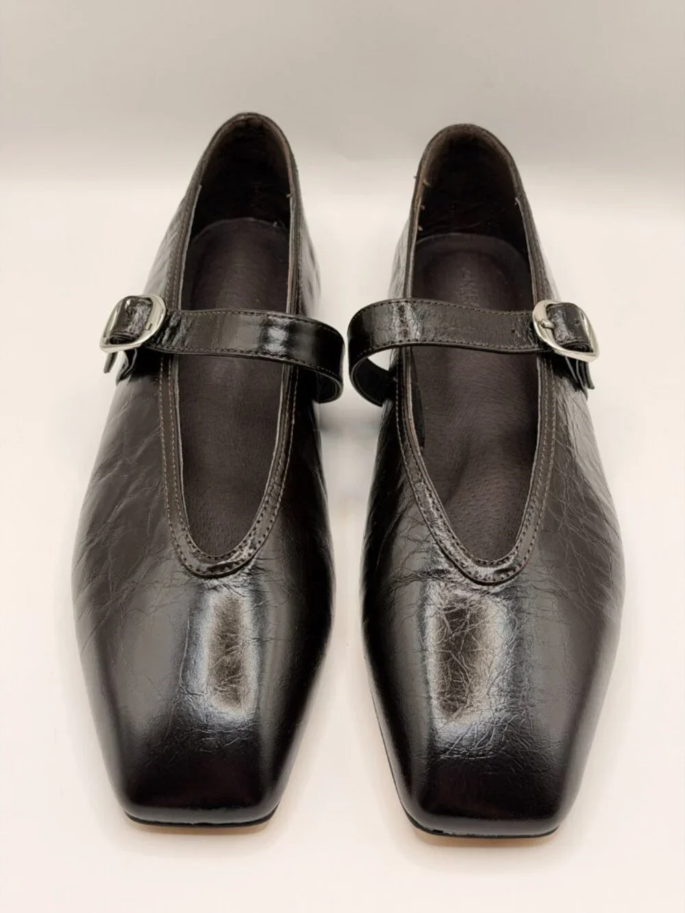 Tony Bianco Womens Bobbi Brown Crinkle Mary Jane Flat Sz 10